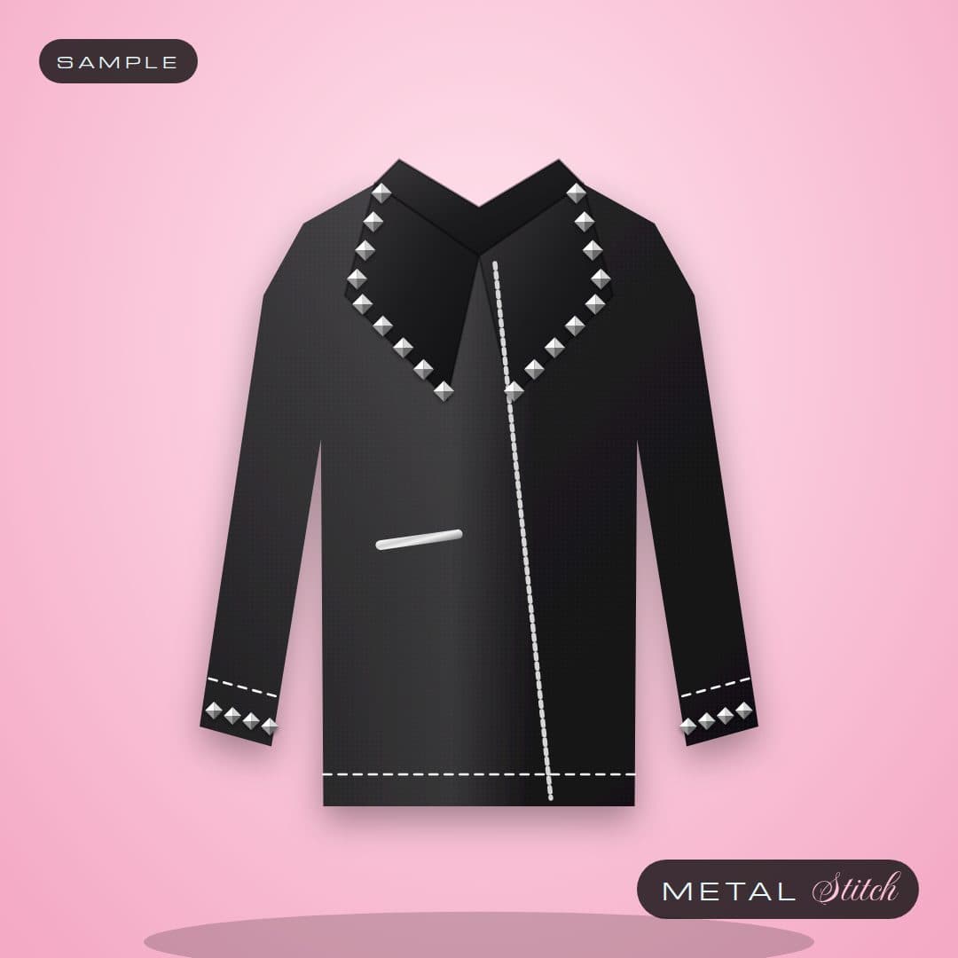 Sample post: Studded leather jacket